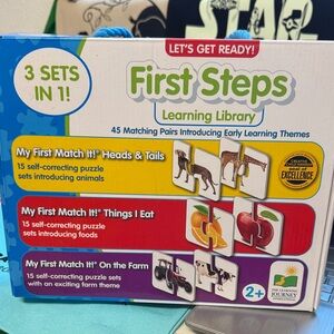 First Steps Learning Library - Colorful Educational Toy Set